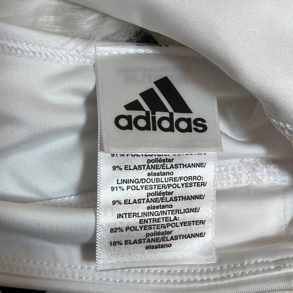 Nwt Adidas White Girl Sports Bra - Picture 5 of 10
